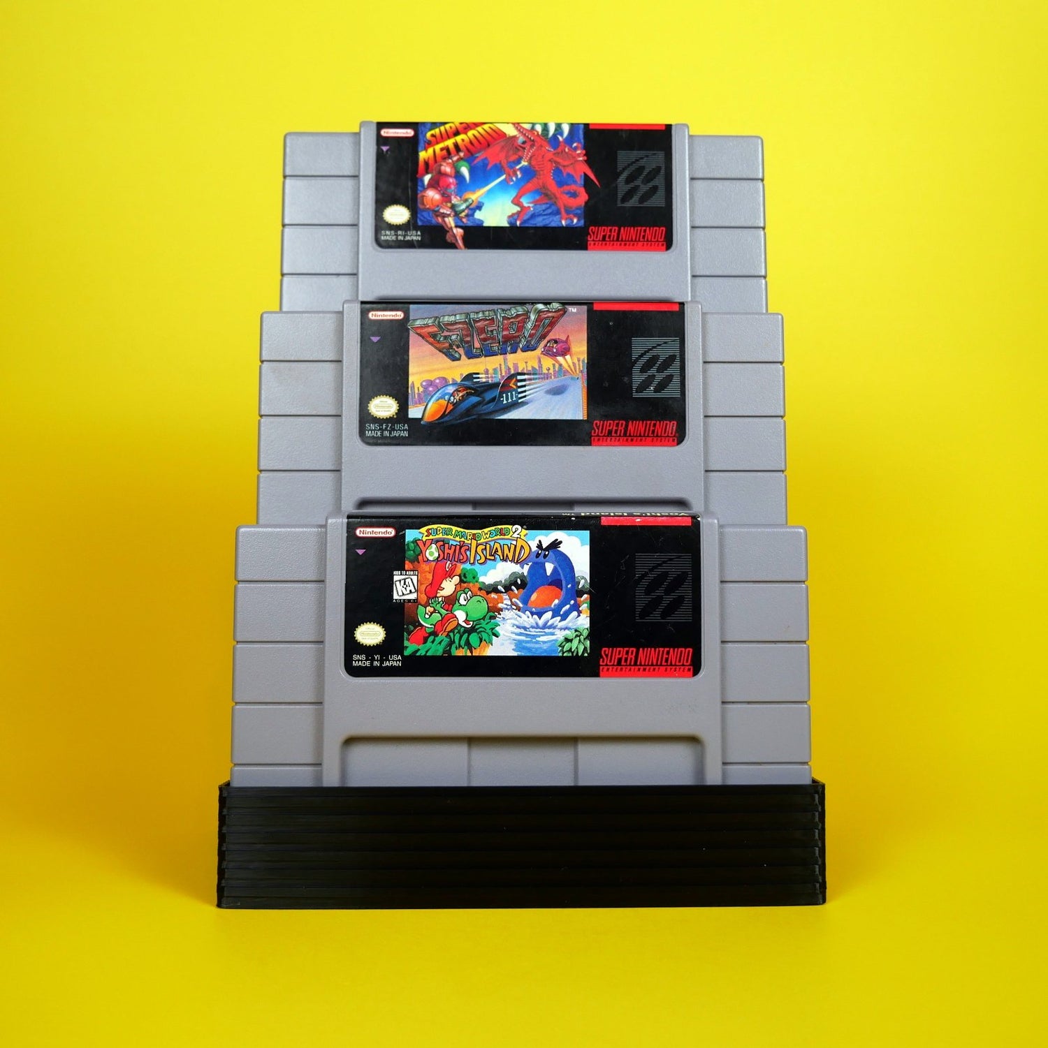 SNES Game Display Tower