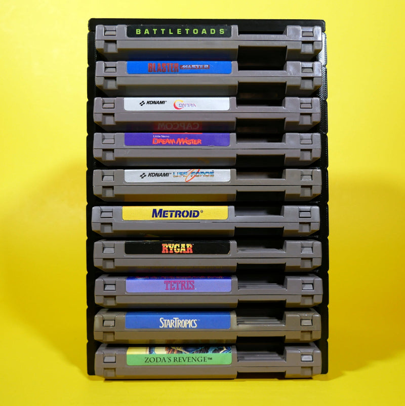 Stackable NES Cart Organizer