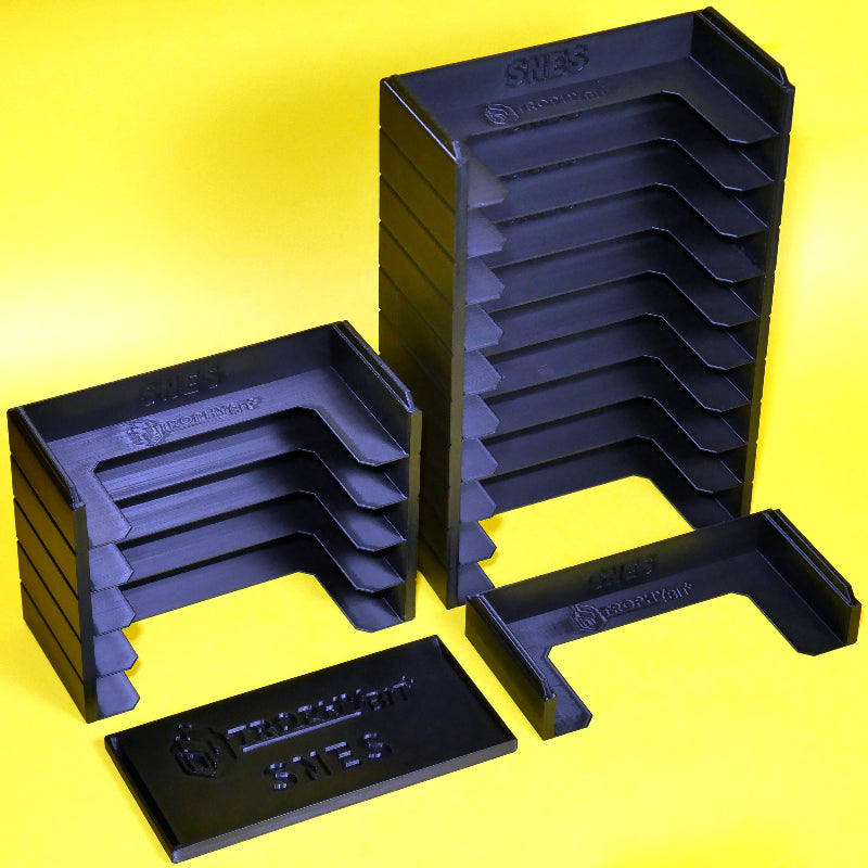 Stackable SNES Cart Organizer