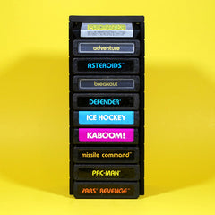 Atari 2600 Stackable Organizer 10-slots with lid front view