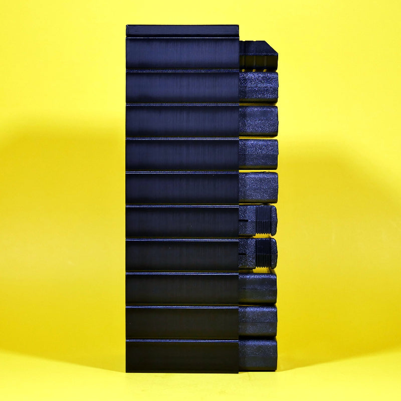 Atari 2600 Stackable Organizer 10-slots with lid side view