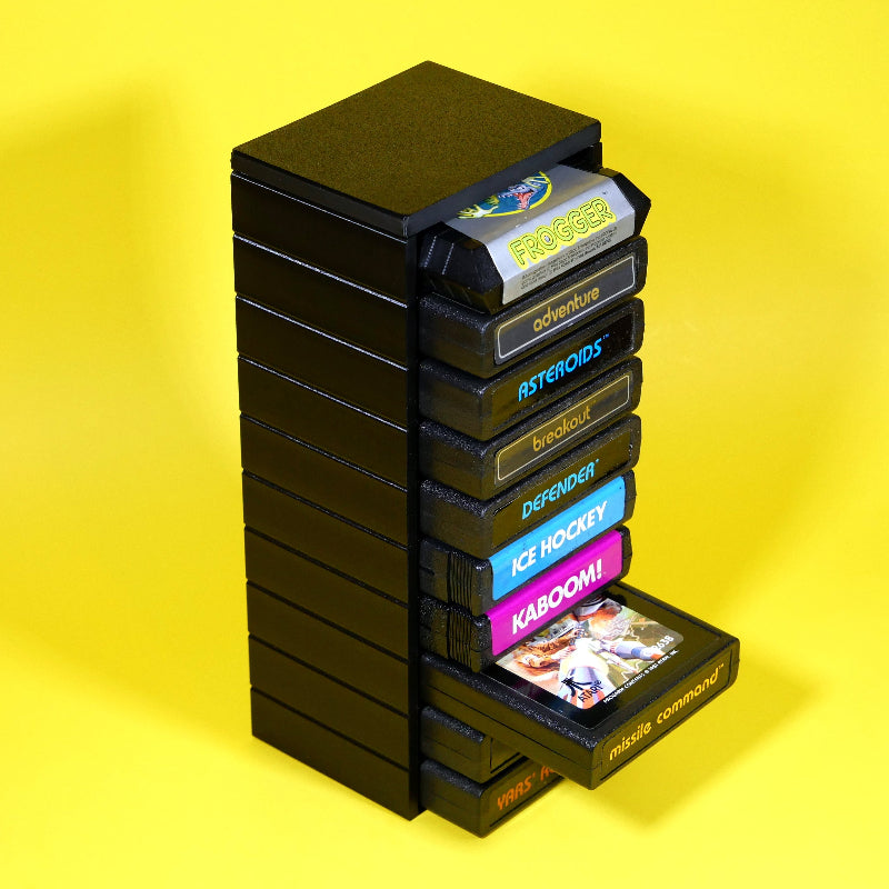 Atari 2600 Stackable Organizer 10-slots with lid