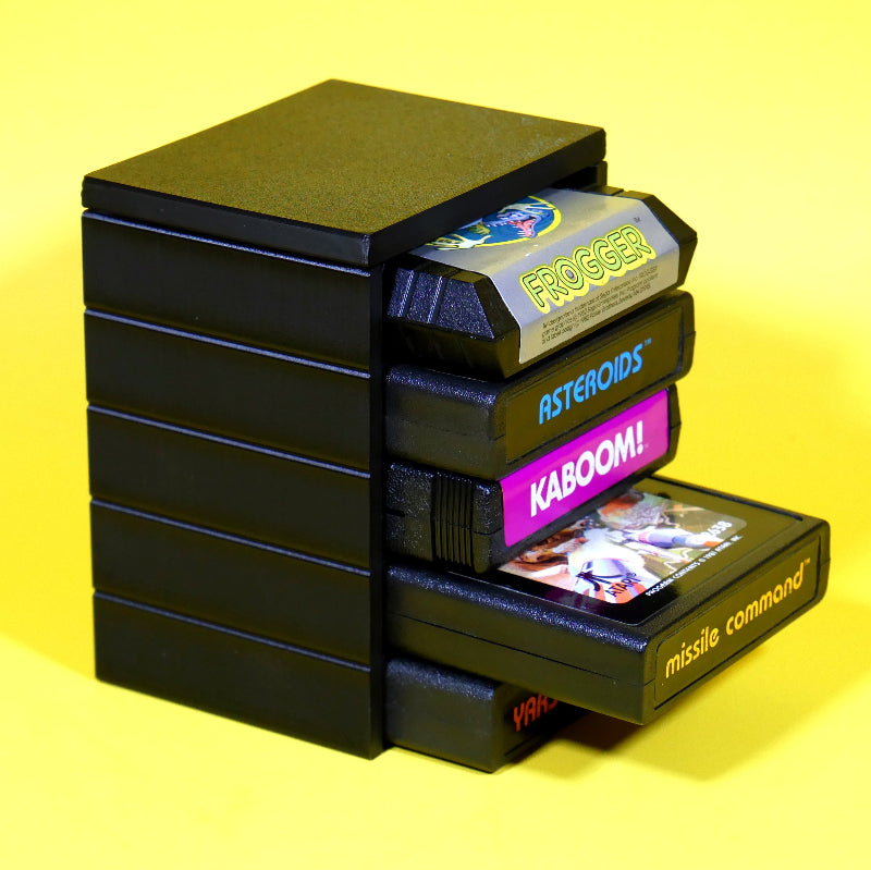 Atari 2600 Stackable Organizer 5-slots with lid