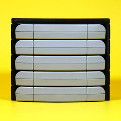 N64 Stackable Organizer 5-slots with lid front view