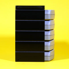 N64 Stackable Organizer 5-slots with lid side view