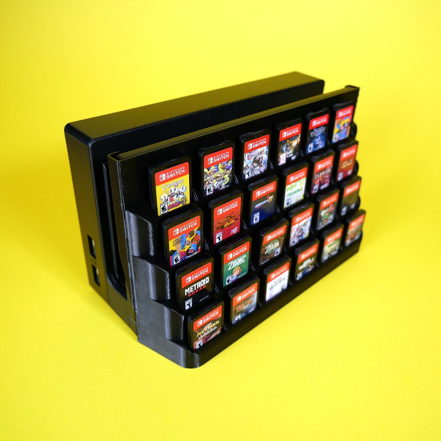 Switch Dock Mounted Add-on Game Storage