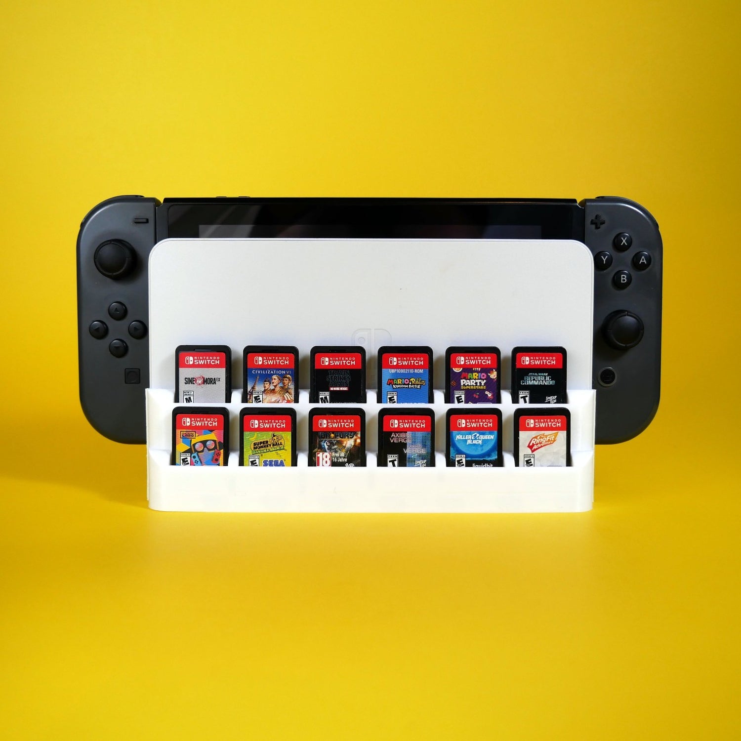 Switch Dock Mounted Add-on Game Storage