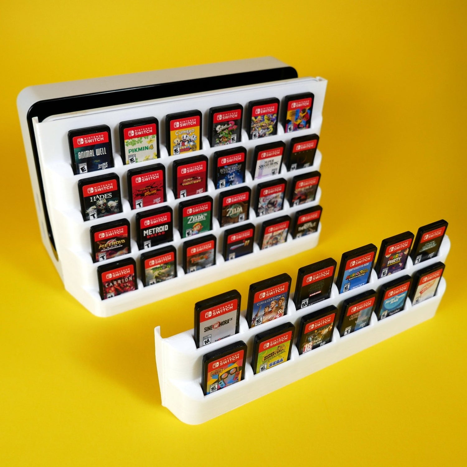 Switch Dock Mounted Add-on Game Storage