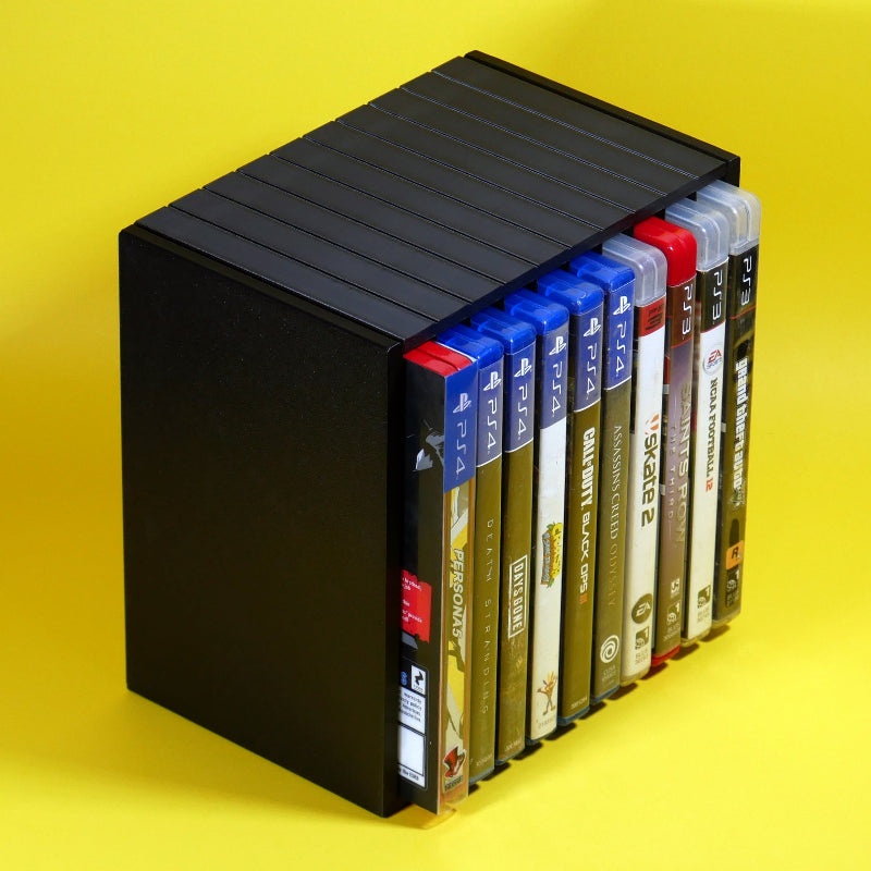 Stackable PS3 / PS4 / PS5 Game Case Organizer