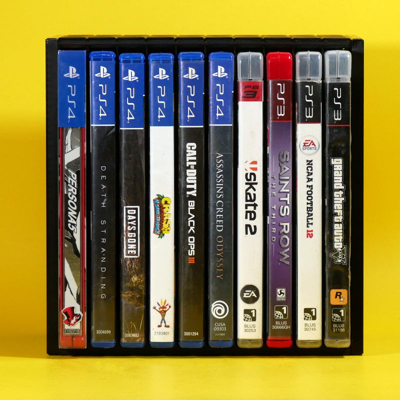 Stackable PS3 / PS4 / PS5 Game Case Organizer
